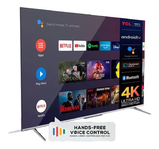 Smart Tv TCL 50 Pulgadas Android TV L50P735-F 4K HDR - Otero Hogar: Tienda  de Electrodomésticos, Tecnología y Artículos para el Hogar